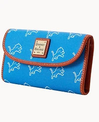 Dooney & Bourke Women's Detroit Lions Team Color Continental Clutch