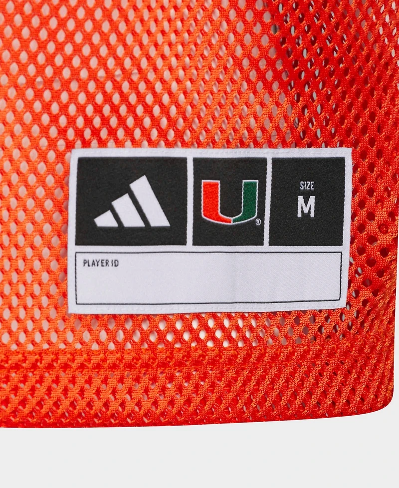 adidas Boys' and Girls' Miami Hurricanes Mesh Replica Tailgate Jersey