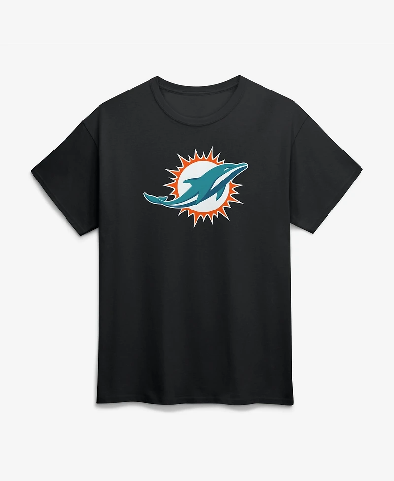 Logo Athletic Men's Miami Dolphins Short-Sleeve Crewneck T-Shirt
