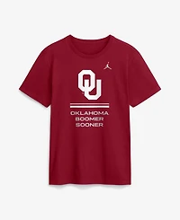 Jordan Men's Oklahoma Sooners 2026 Sideline Screen Print T-Shirt