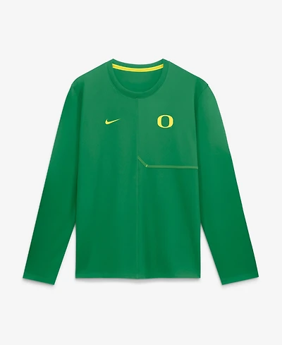Nike Men's Oregon Ducks Sideline Coach Long Sleeve T-Shirt