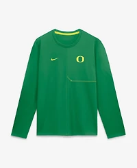 Nike Men's Oregon Ducks Sideline Coach Long Sleeve T-Shirt