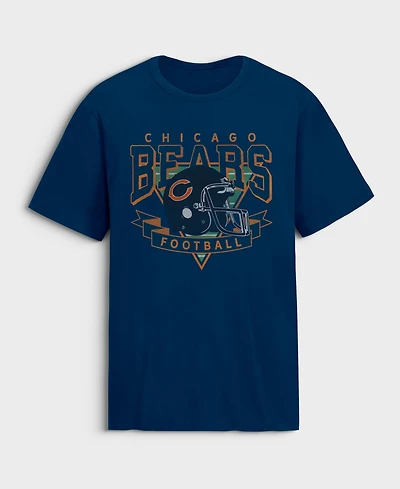Fanatics Men's Chicago Bears Old Fashion Rushing Legacy Retro Classic Fit T-Shirt