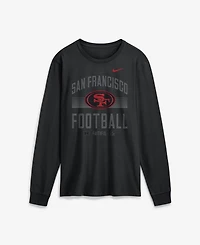 Nike Men's San Francisco 49ers Always Prepared Essential Long-Sleeve Crew Neck T-Shirt