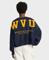 Nike Women's West Virginia Mountaineers Phoenix Oversized Dropped-Shoulder Sweatshirt