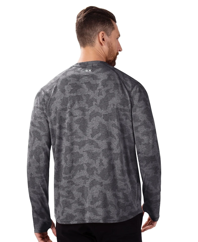 Msx by Michael Strahan Men's Detroit Lions Performance Camo Long-Sleeve T-Shirt