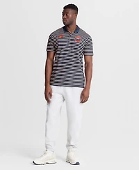 Nike Men's Houston Astros Cooperstown Victory Striped Pique Polo Shirt