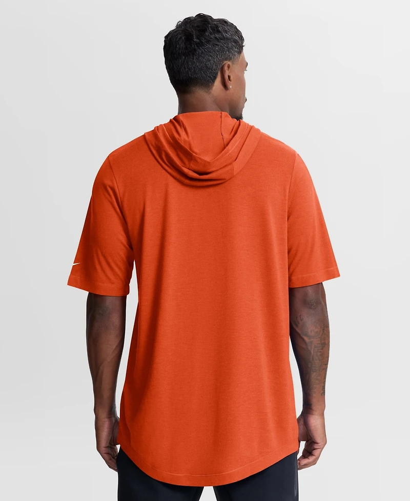 Nike Men's Cincinnati Bengals Short-Sleeve Tri-Blend Hooded Hoodie