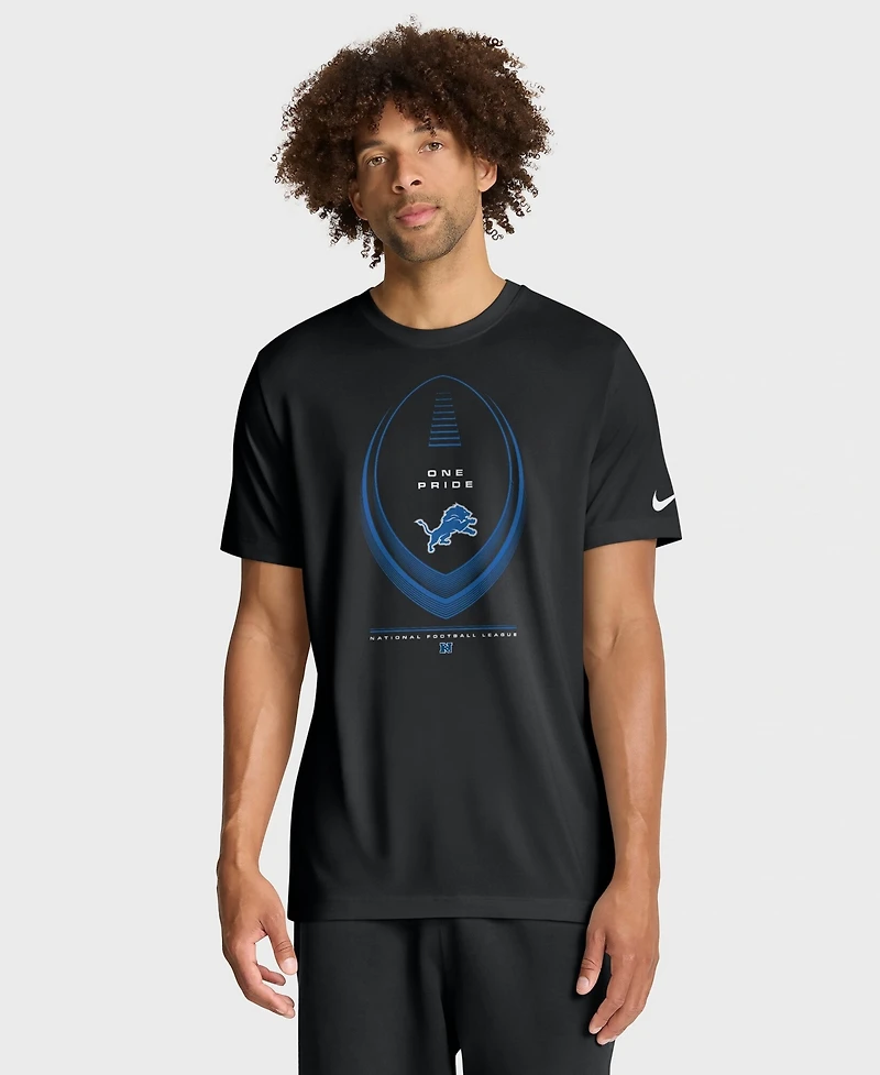 Nike Men's Detroit Lions Legend Icon Screen print graphics T-Shirt