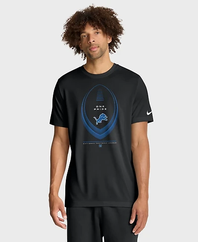 Nike Men's Detroit Lions Legend Icon Screen print graphics T-Shirt