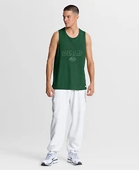 Nike Men's New York Jets Kickoff Miler Crewneck Regular-Fit Tank Top
