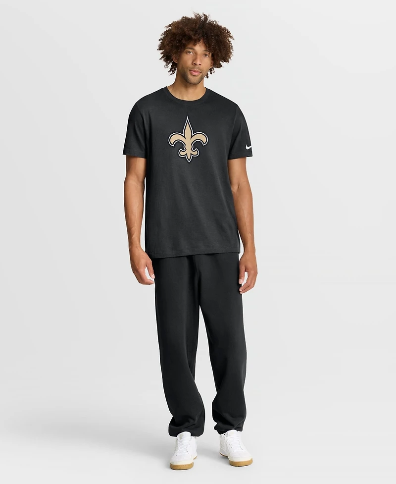 Nike Men's New Orleans Saints Essential Screen-Print Crewneck T-Shirt