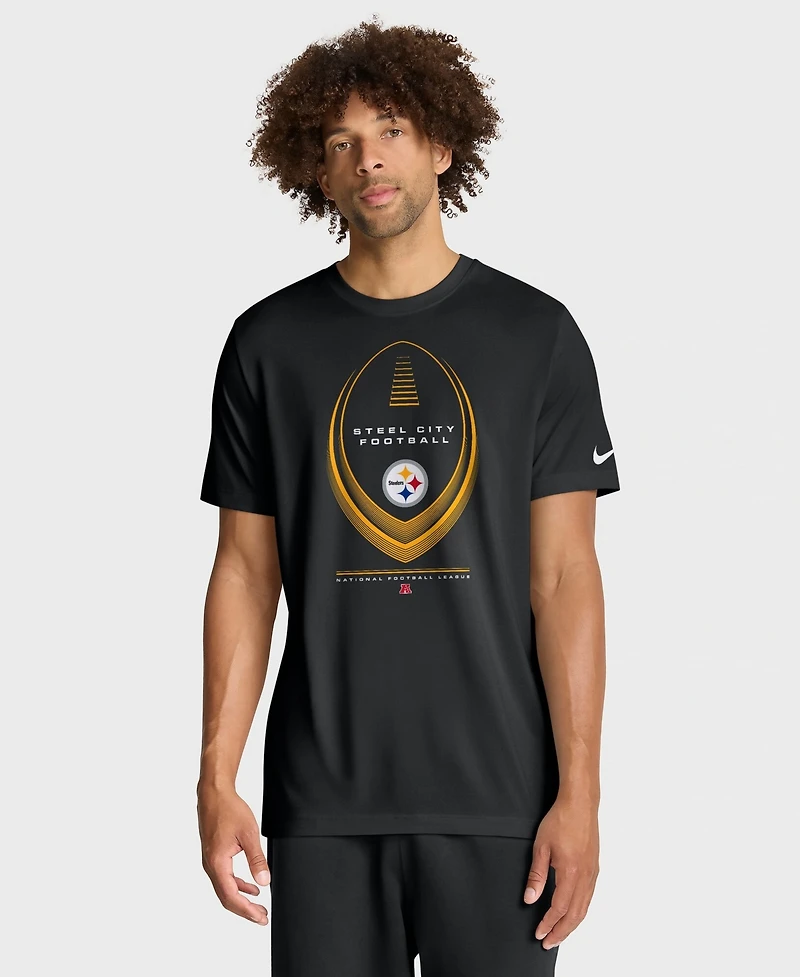 Nike Men's Big & Tall Pittsburgh Steelers Legend Icon Graphic T-Shirt