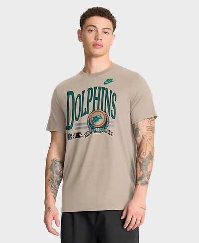 Nike Men's Miami Dolphins Vintage Rewind Tri-Blend T-Shirt