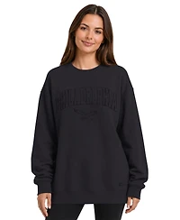 Starter Women's Philadelphia Eagles Oversized Crewneck Sweatshirt