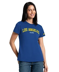 Starter Women's 2-Piece Los Angeles Rams Screen Print Graphics T-Shirts Set