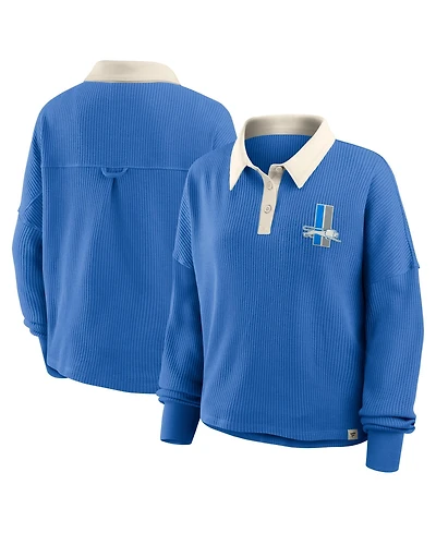 Fanatics Women's Detroit Lions Oversized Thermal Long-Sleeve Shirt