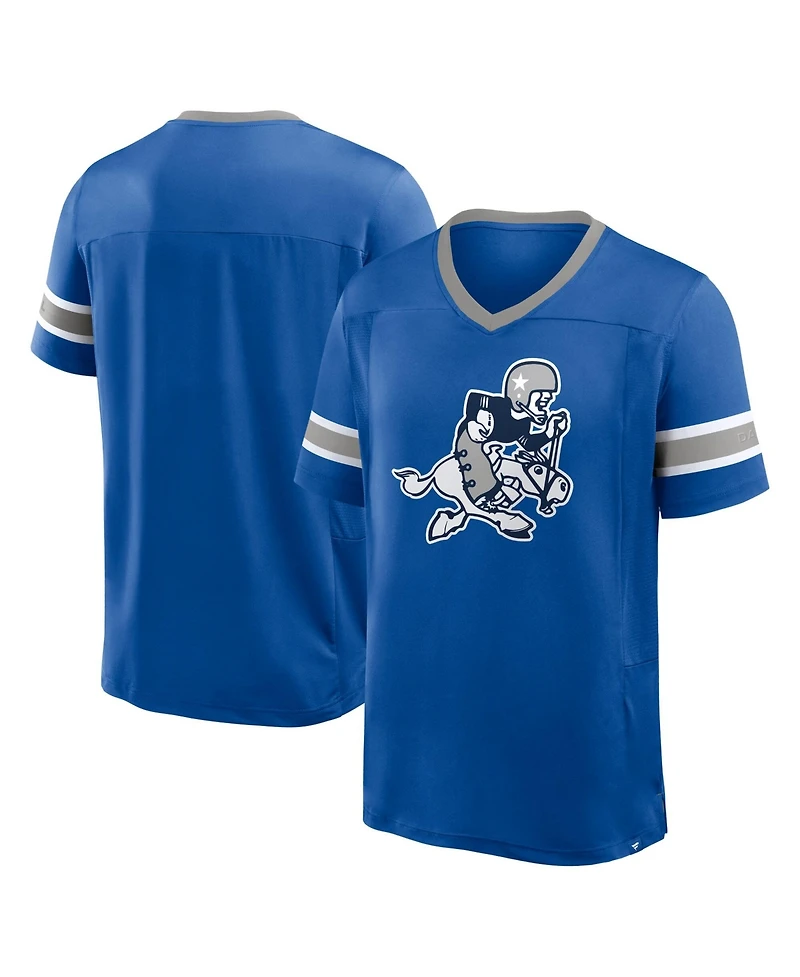Fanatics Men's Dallas Cowboys Hometown Premium Hashmark Short-Sleeve V-Neck T-Shirt