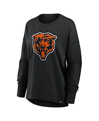 Fanatics Women's Chicago Bears Essential Long-Sleeve Crewneck T-Shirt