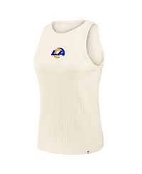 Fanatics Women's Los Angeles Rams Star Play Ribbed Sleeveless Tank Top