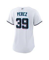 Nike Women's Eury Perez Miami Marlins Replica Short-Sleeve Jersey