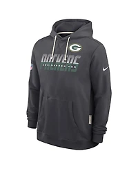 Nike Men's Green Bay Packers Sideline Standard Issue Top Prospect Pullover Fleece Hoodie