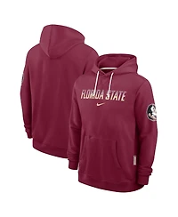 Nike Men's Florida State Seminoles Sideline Standard Issue Relaxed-Fit Fleece Hoodie