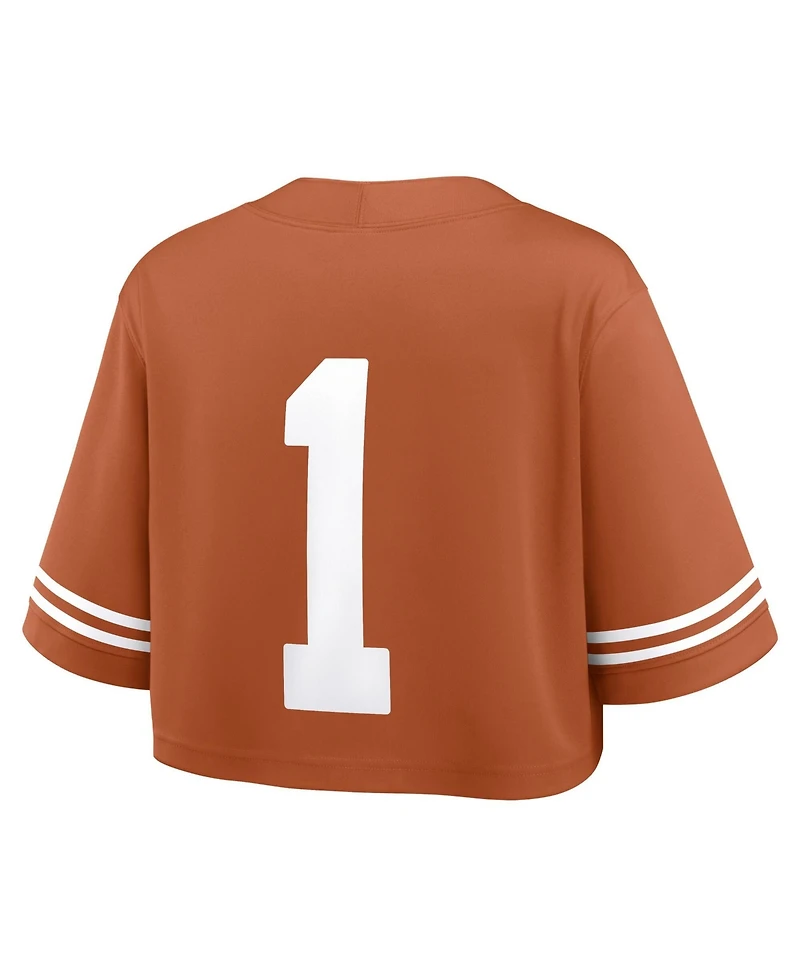 Nike Women's Texas Longhorns Crop Jersey