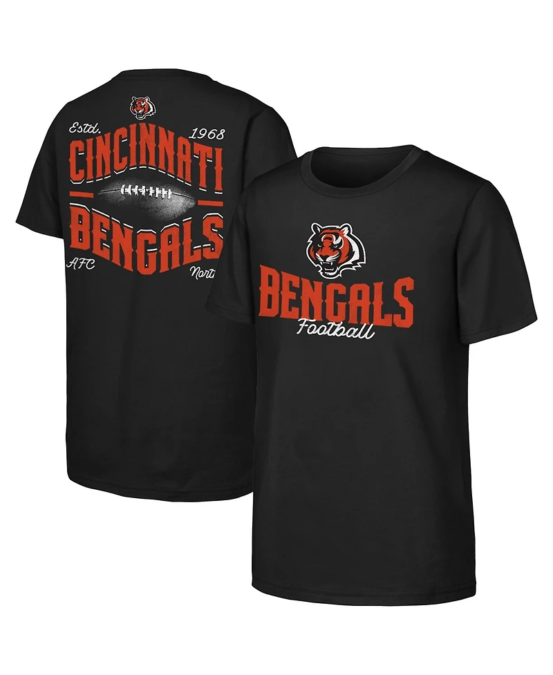 Outerstuff Boys' and Girls' Cincinnati Bengals Top Pick Screen Print Graphics T-Shirt