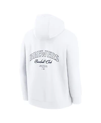 Nike Men's Milwaukee Brewers Club Fleece Pullover Hoodie