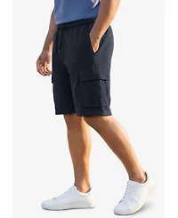 KingSize Men's Ultra-Comfort Fleece Cargo Short