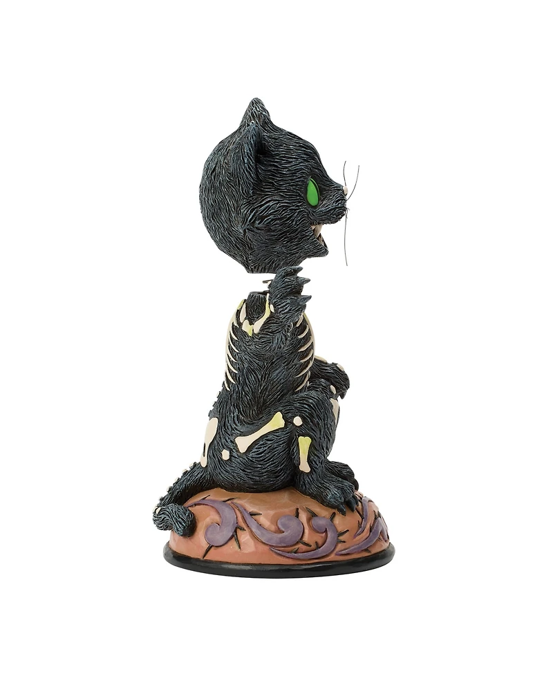 Jim Shore Halloween Bobble Head Black Cat Figurine