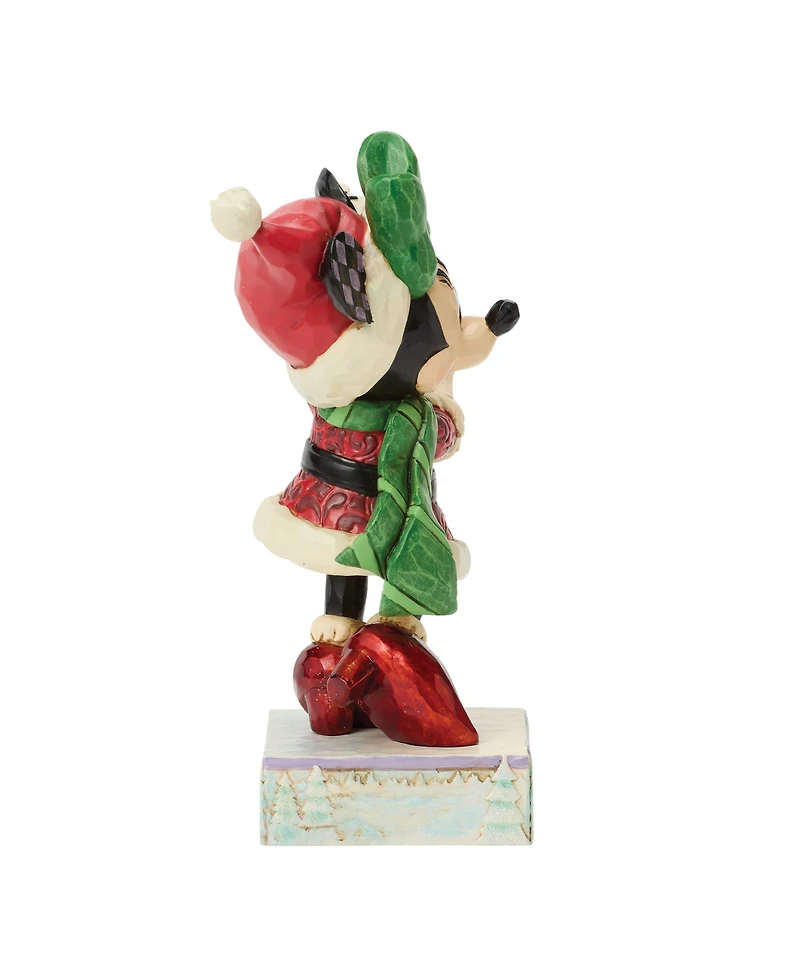 Jim Shore Disney Traditions Minnie with Snowflake Figurine