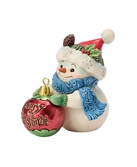 Jim Shore Heartwood Creek Snowman with Large Ball Ornament
