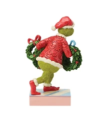 Jim Shore Dr. Seuss The Grinch with Multiple Wreaths Figurine