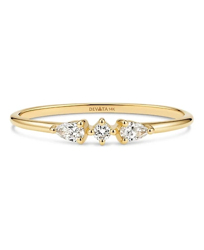 Devata Trio Ring 14K Gold
