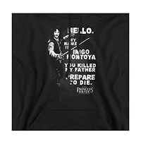 Princess Bride Men's Hello Again Pullover Graphic Kangaroo Pocket Hoodie