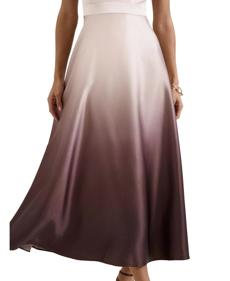 Phase Eight Women's Cheryl Ombre Cowl Neck Midi Dress