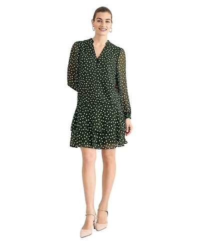 Phase Eight Women's Alma Tiered Ruffle Long-Sleeve Dress