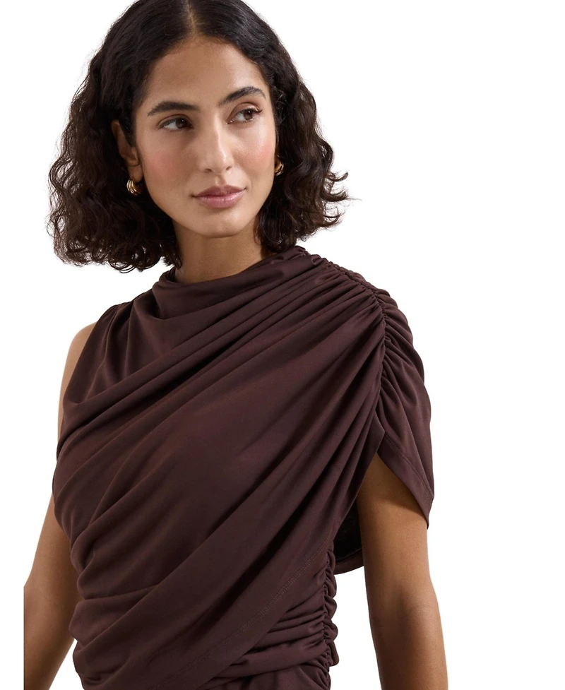 Phase Eight Women's Aimee Ruched Asymmetric Body-Con Dress