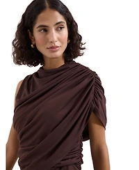 Phase Eight Women's Aimee Ruched Asymmetric Body-Con Dress