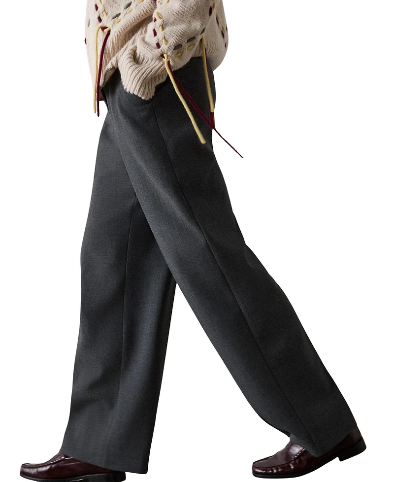 Whistles Women's High-Rise Straight-Leg Trouser