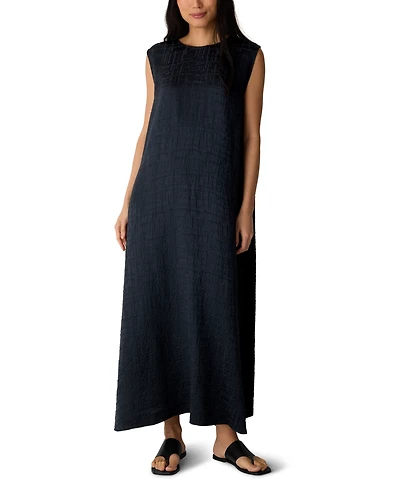 Eileen Fisher Women's Silk Sleeveless Maxi Dress