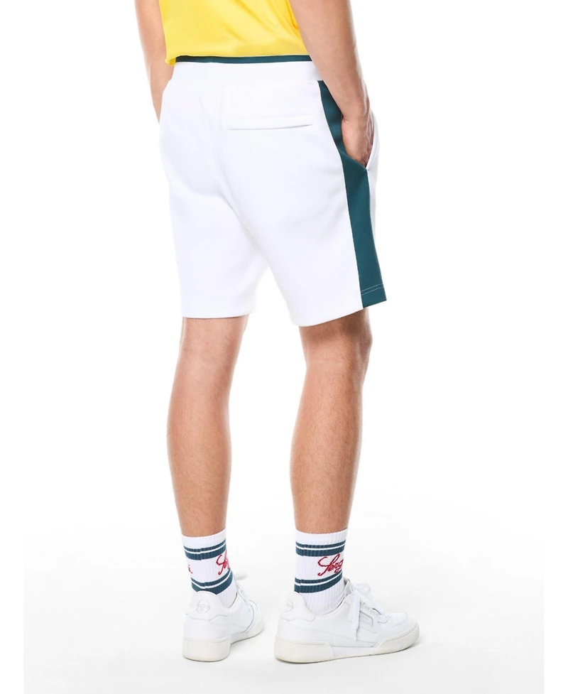 Sergio Tacchini Men's Contrast Color-Block Regular-Fit Pannello Short, 6" Inseam