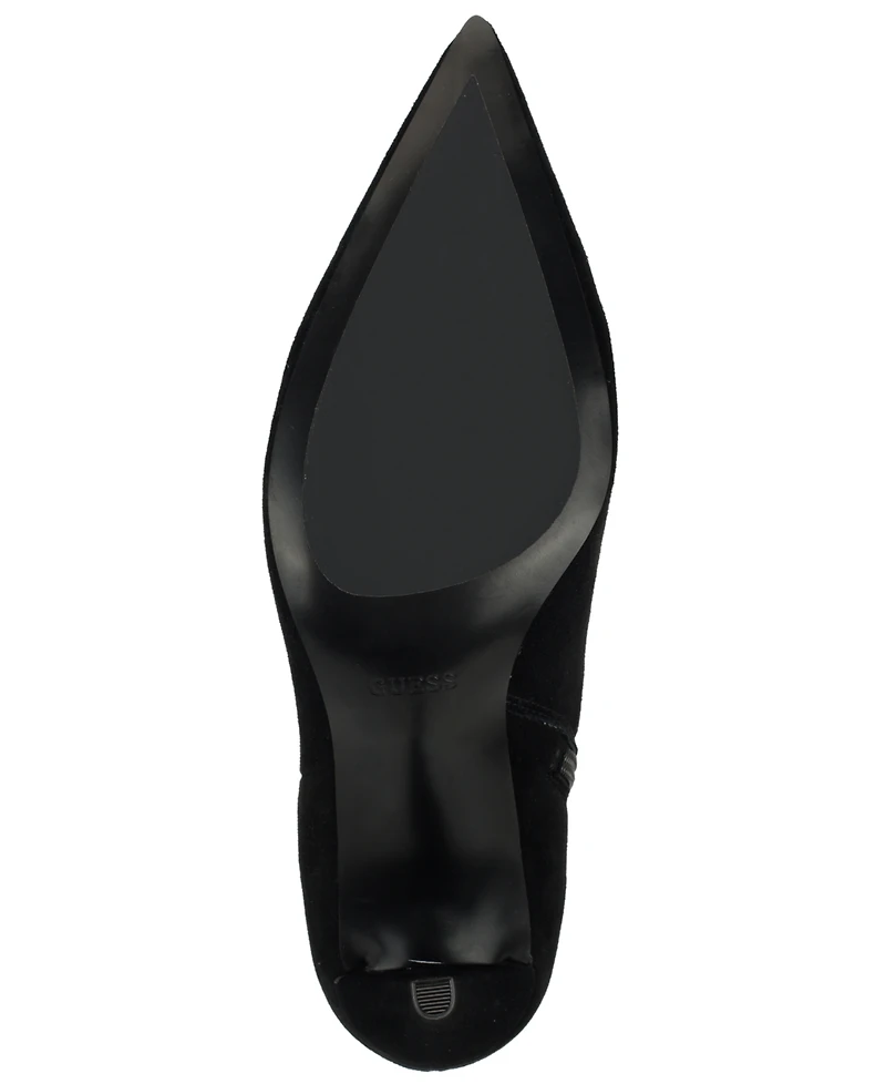 Calvin Klein Women's Austina Pointed Toe Kitten Heel Booties