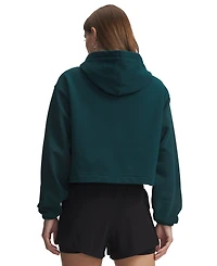 Under Armour Women's Rival Fleece Lace-Up Hoodie