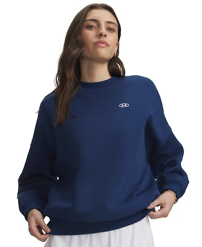 Under Armour Women's Rival Fleece Oversized Crewneck Sweatshirt