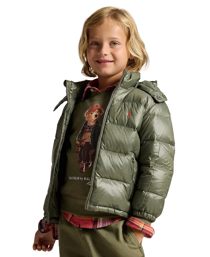 Polo Ralph Lauren Boys' 2T-7 The Gorham Glossed Down Jacket