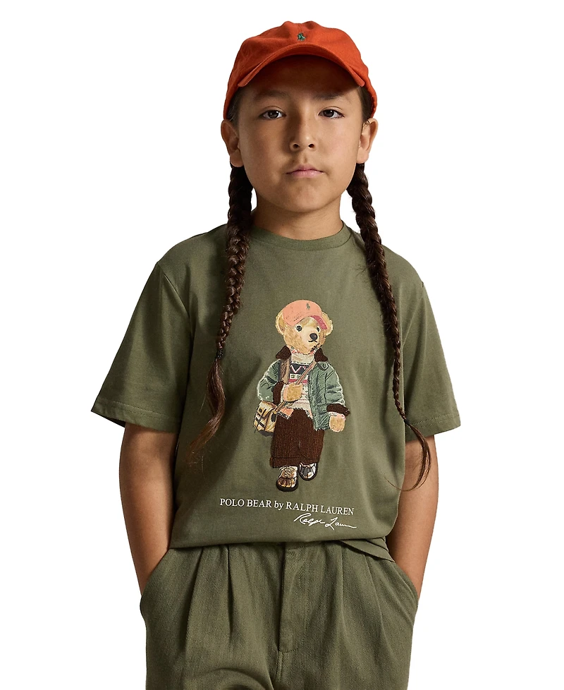 Polo Ralph Lauren Boys' 8-20 Bear Cotton Jersey T-Shirt