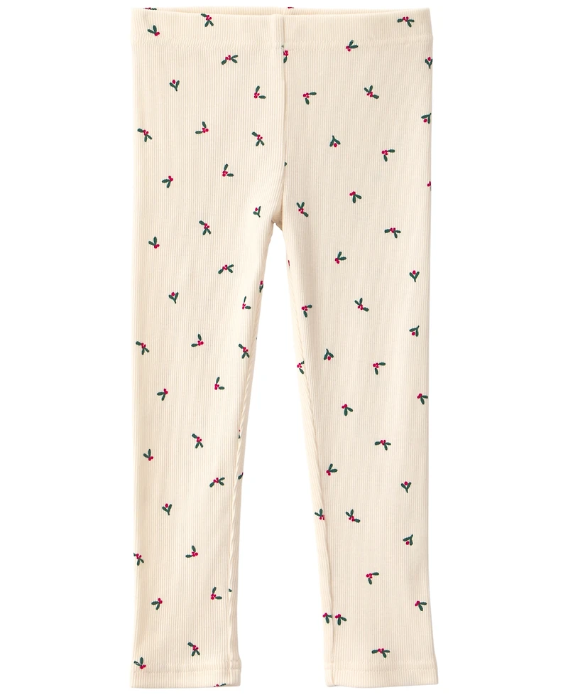 Carter's Toddler Girls' 2T-5T Merry 2-Piece Fleece Long-Sleeve Top and Pant Set